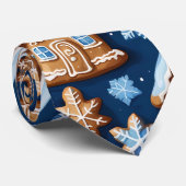 Kerstkoekjes gember broodman Wintervakantie Stropdas (Opgerold)