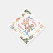 Kerstkoekjes Geslacht Onthullen Papieren servetten (Hoek)