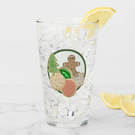 Kerstkoekjes Glas (Achterkant ijs)