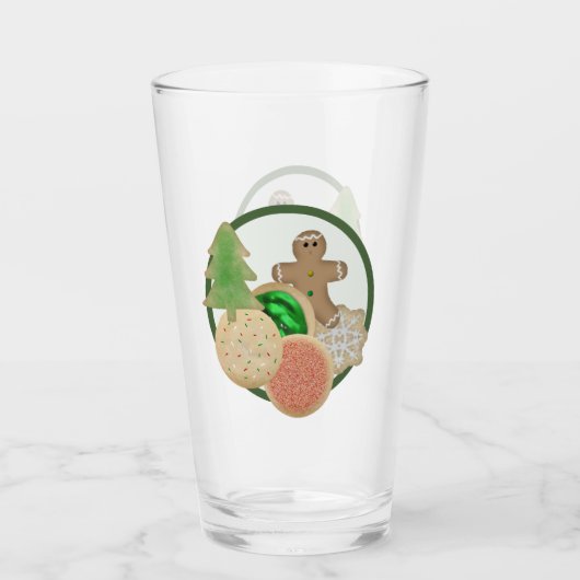 Kerstkoekjes Glas (Voorkant)