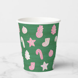 Kerstkoekjes Groenboek Cups Papieren Bekers
