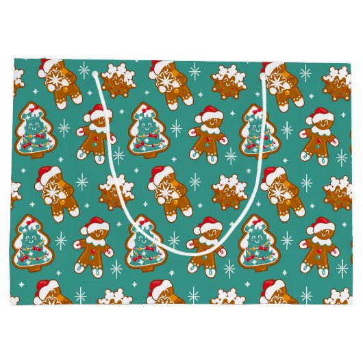 kerstkoekjes groot cadeauzakje (Achterkant)