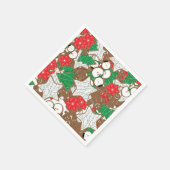 Kerstkoekjes Holiday, Napkins Servetten (Hoek)