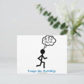 Kerstkoekjes Houden Me Gaande Feestdagenkaart (Staand voorkant)