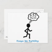 Kerstkoekjes Houden Me Gaande Feestdagenkaart (Voorkant / Achterkant)