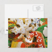 Kerstkoekjes II Colorful Holiday Baking Briefkaart (Voorkant / Achterkant)