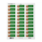 Kerstkoekjes II Colorful Holiday Baking Etiket (Full Sheet)