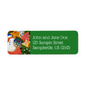 Kerstkoekjes III Colorful Holiday Baking Etiket (Voorkant)