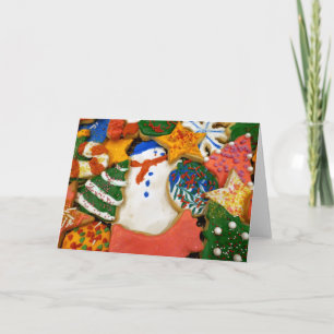 Kerstkoekjes III Colorful Holiday Baking Feestdagen Kaart