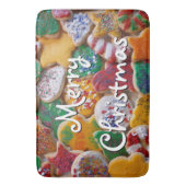 Kerstkoekjes, ik Colorful Holiday Baking Badmat (Voorkant Verticaal)