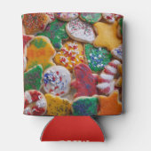 Kerstkoekjes, ik Colorful Holiday Baking Blikjeskoeler (Achterkant)
