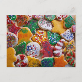 Kerstkoekjes, ik Colorful Holiday Baking Briefkaart