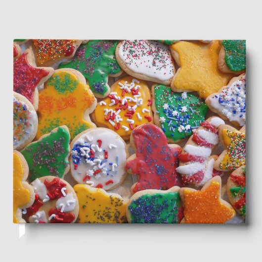 Kerstkoekjes, ik Colorful Holiday Baking Gastenboek (Voorkant)