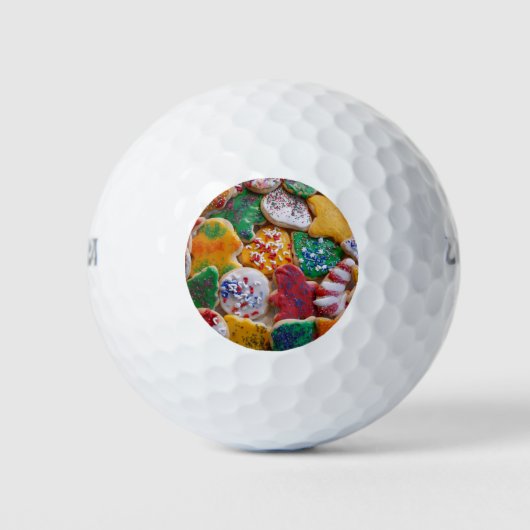 Kerstkoekjes, ik Colorful Holiday Baking Golfballen (Voorkant)