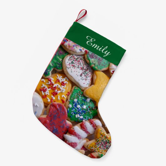 Kerstkoekjes, ik Colorful Holiday Baking Kleine Kerstsok (Voorkant (Hangend))