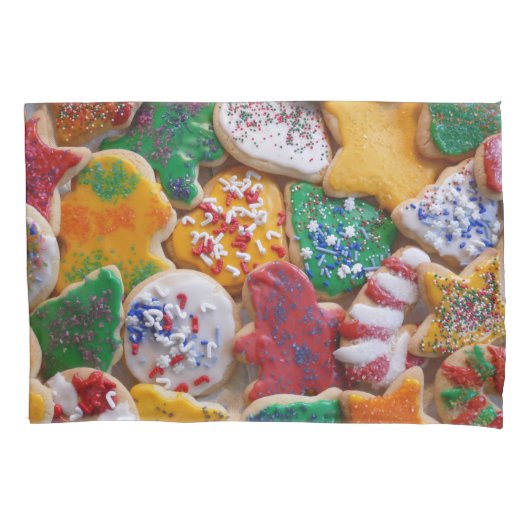 Kerstkoekjes, ik Colorful Holiday Baking Kussensloop (Voorkant)