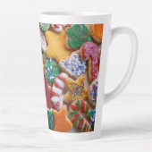 Kerstkoekjes, ik Colorful Holiday Baking Latte Mok (Rechts)
