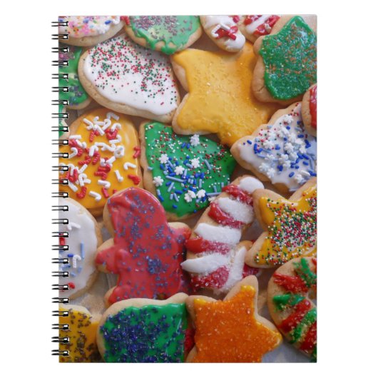 Kerstkoekjes, ik Colorful Holiday Baking Notitieboek (Voorkant)