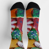 Kerstkoekjes, ik Colorful Holiday Baking Sokken (Top)