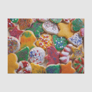 Kerstkoekjes, ik Colorful Holiday Baking Tissuepapier