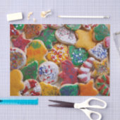 Kerstkoekjes, ik Colorful Holiday Baking Tissuepapier (Craft)