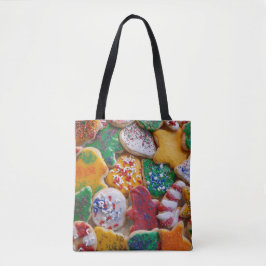 Kerstkoekjes, ik Colorful Holiday Baking Tote Bag