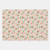 Kerstkoekjes Inpakpapier Plat Vel Set (Voorkant 2)