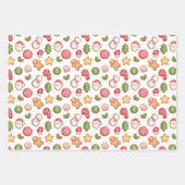 Kerstkoekjes Inpakpapier Vel (Voorkant)