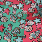 Kerstkoekjes Inpakpapier Vel