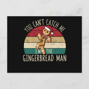 Kerstkoekjes Je kunt me niet pakken Briefkaart