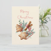 Kerstkoekjes Kaart (Staand voorkant)