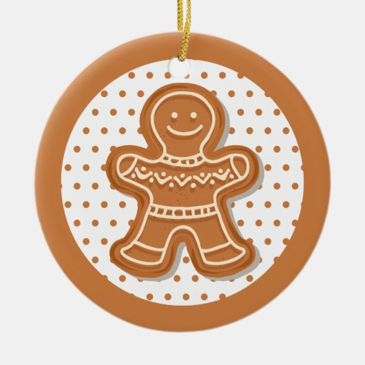 kerstkoekjes keramisch ornament (Voorkant)