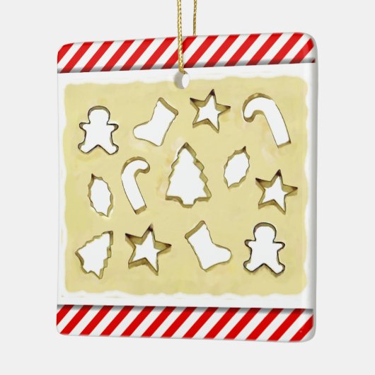 Kerstkoekjes Keramisch Ornament (Links)