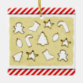 Kerstkoekjes Keramisch Ornament (Voorkant)