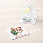 Kerstkoekjes Kerst Kartonnen Onderzetters (Insitu)