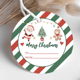 Kerstkoekjes Kerstfeest Bedankjes Labels