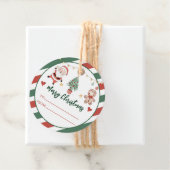 Kerstkoekjes Kerstfeest Bedankjes Labels (In situ)