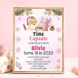 Kerstkoekjes Kerstfeest Capsule teken Poster