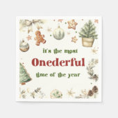 Kerstkoekjes Kerstfeest Servet (Voorkant)