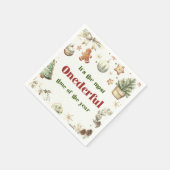 Kerstkoekjes Kerstfeest Servet (Hoek)