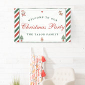 Kerstkoekjes Kerstfeest Spandoek (Insitu)