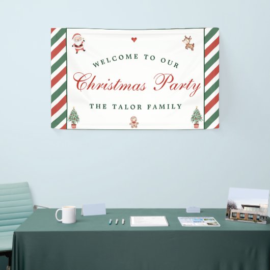 Kerstkoekjes Kerstfeest Spandoek (Beurs)