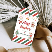 Kerstkoekjes Kerstmis Verjaardagsfeest Cadeaulabel