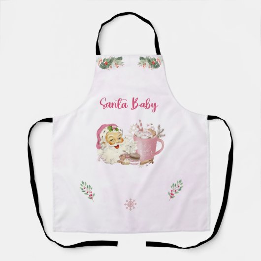 Kerstkoekjes Kerstmis Verjaardagsfeest Schort (Voorkant)