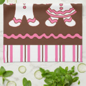 Kerstkoekjes Keukenhanddoek (Gevouwen)