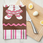 Kerstkoekjes Keukenhanddoek (Quarter Fold)