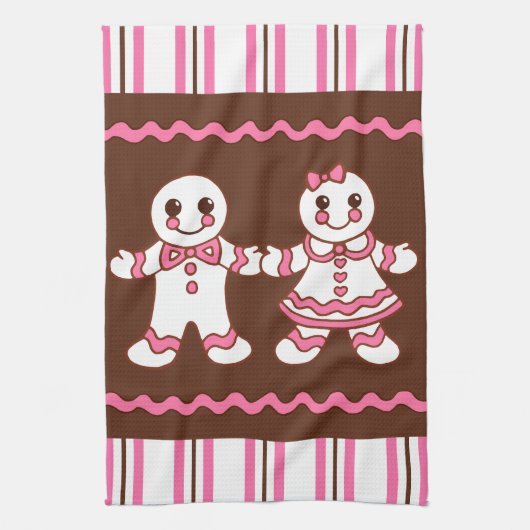 Kerstkoekjes Keukenhanddoek (Verticaal)