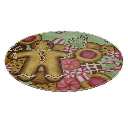 kerstkoekjes Keukenplank Gift Snijplank (Hoek)