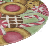 kerstkoekjes Keukenplank Gift Snijplank (Hoek)