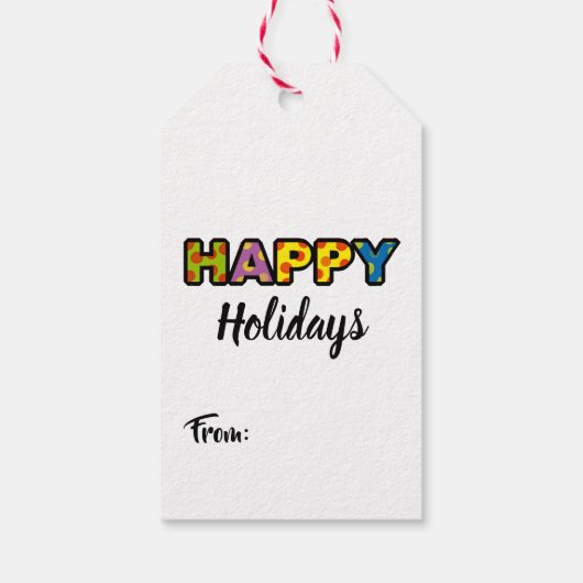 kerstkoekjes koekje met cadeaus Gift Labels Cadeaulabel (Achterkant)